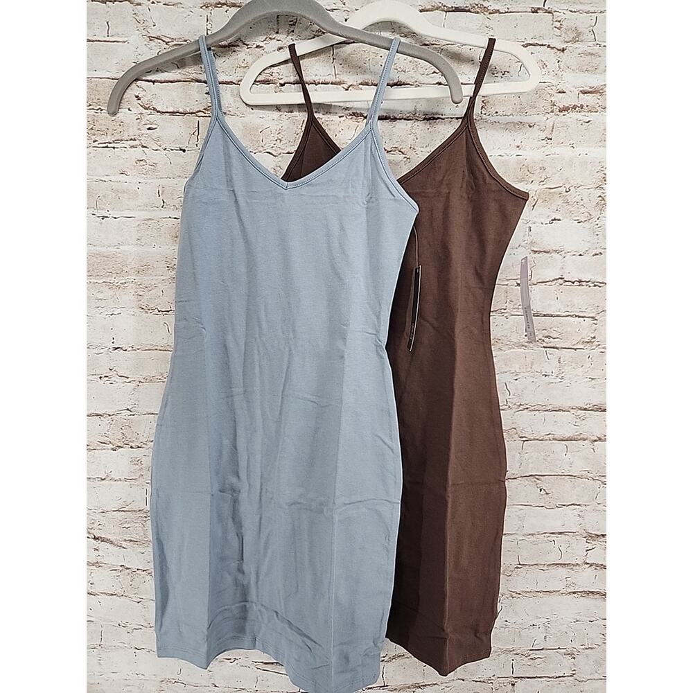 Wild Fable Women's Fitted Dress Size XS NEW Blue Set Of 2 Dresses Sleeveless